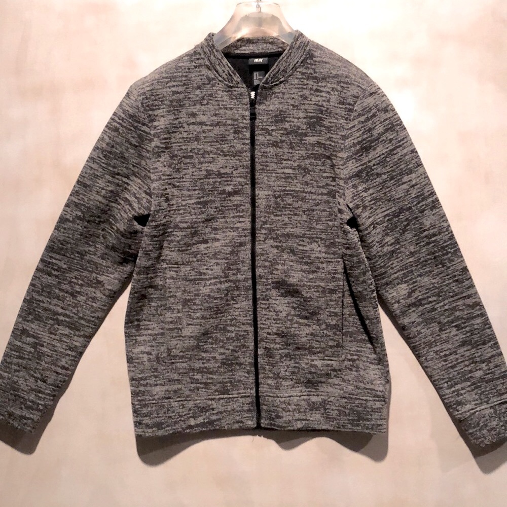 H&M stretch knit-jacket